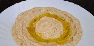 Μελιτζανοσαλάτα με γιαουρτι και ταχίνι