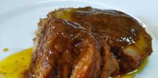ψητό μοσχάρι με σάλτσα