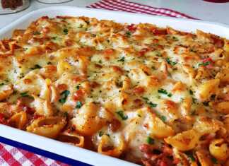 Ζυμαρικά φούρνου με τόνο