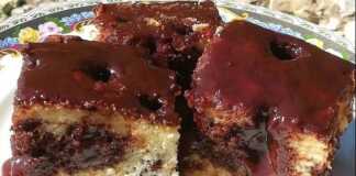 Υγρό κέικ με σοκολάτα