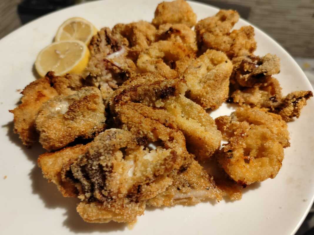 Καλαμαράκια Πανέ Φούρνου