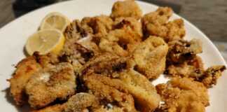 Καλαμαράκια Πανέ Φούρνου