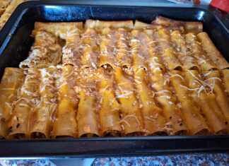 Κανελόνια με Κιμά και χωρίς μπεσαμέλ