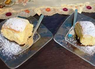 Κέικ με κρέμα λεμόνι