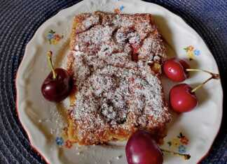 Κερασόπιτα με βρώμη