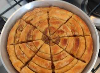 Κιμαδόπιτα με έτοιμο φύλλο