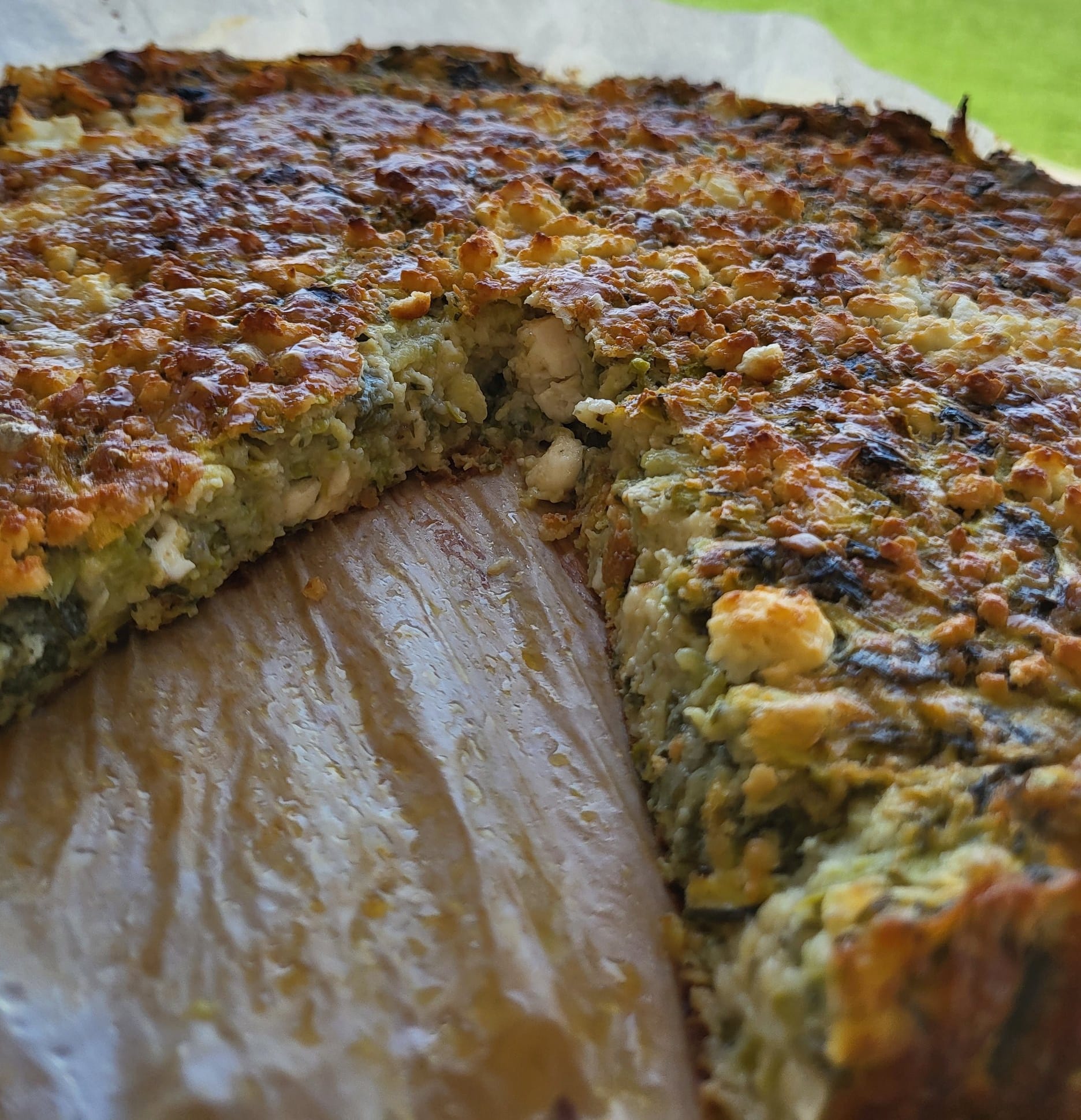 Κολοκυθόπιτα με βρώμη