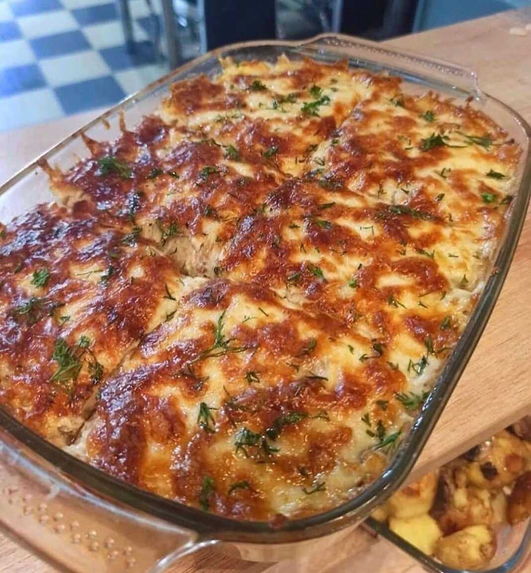 kotopouloManitaria Κοτόπουλο με μανιτάρια στο φούρνο