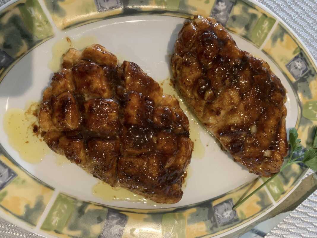 kotopouloMeliSkordo Φιλέτο Κοτόπουλο με μέλι και σκόρδο