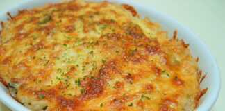 Κοτόπουλο με ρύζι και μανιτάρια στο φούρνο