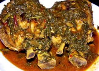 Χοιρινό κότσι με άγριο μάραθο