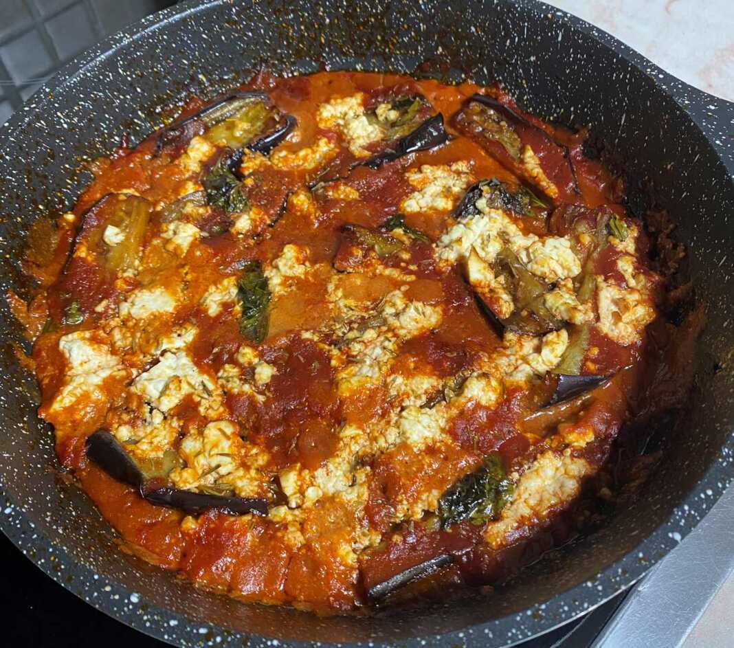 Μελιτζάνες Σαγανάκι