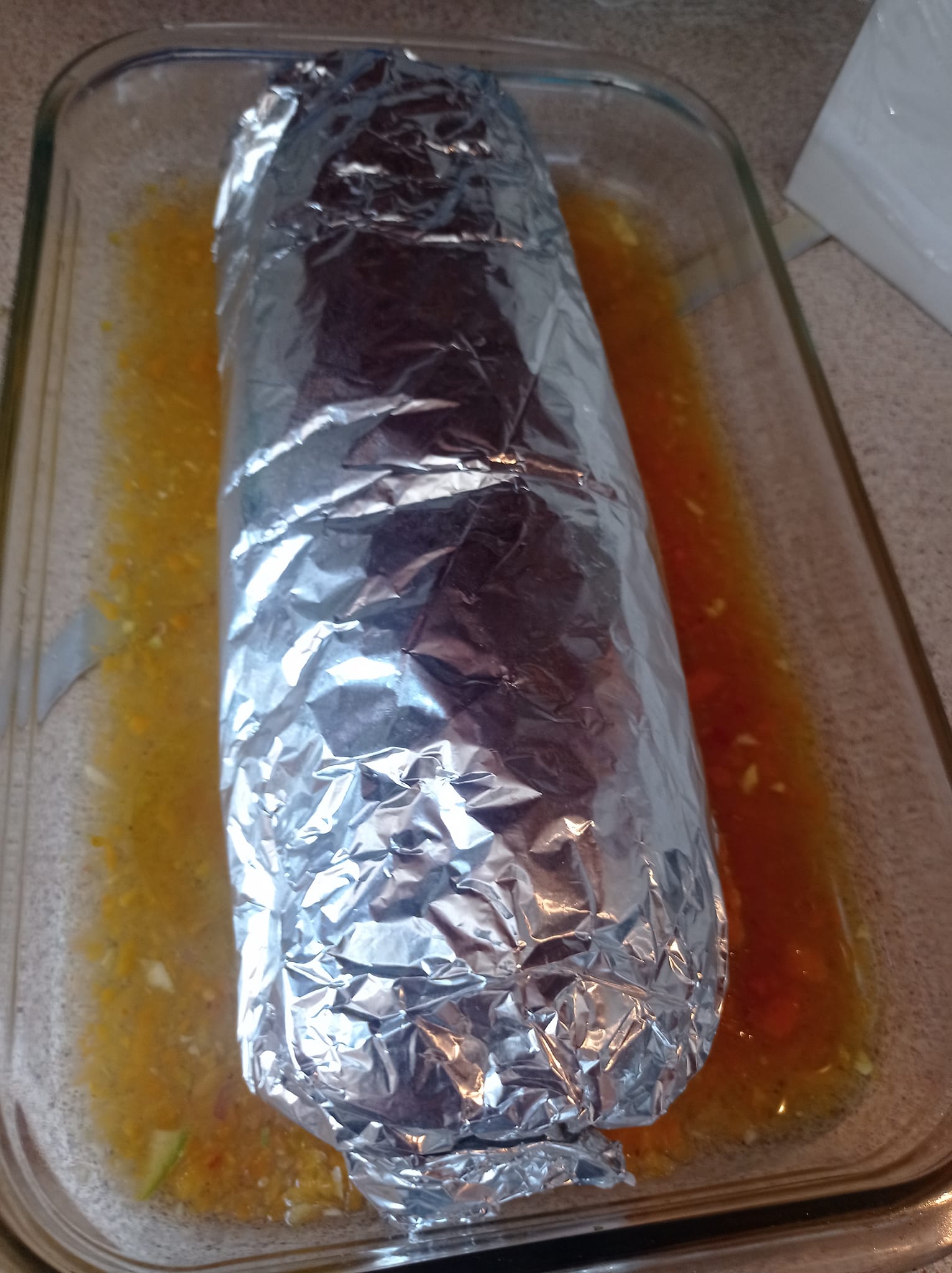 Ρολό κιμά γεμιστό στο φούρνο