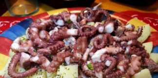 Σαλάτα με χταπόδι και πατάτα