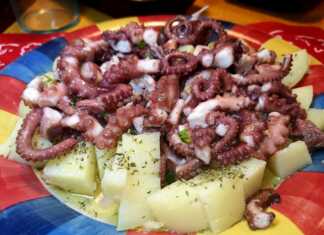 Σαλάτα με χταπόδι και πατάτα