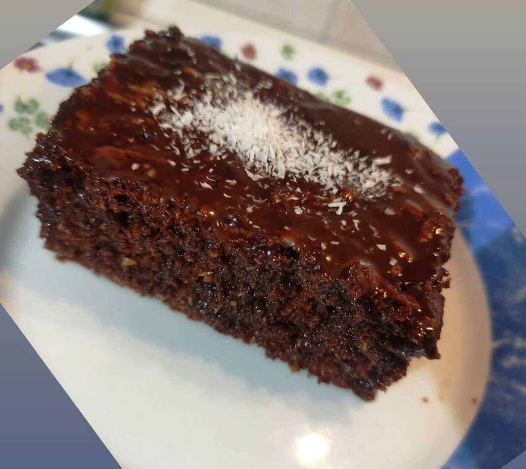 Κέικ καρύδας και σοκολάτας