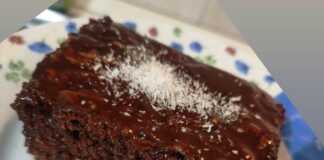 Κέικ καρύδας και σοκολάτας