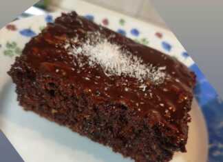 Κέικ καρύδας και σοκολάτας