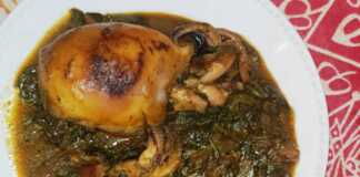 Σουπιές με χόρτα