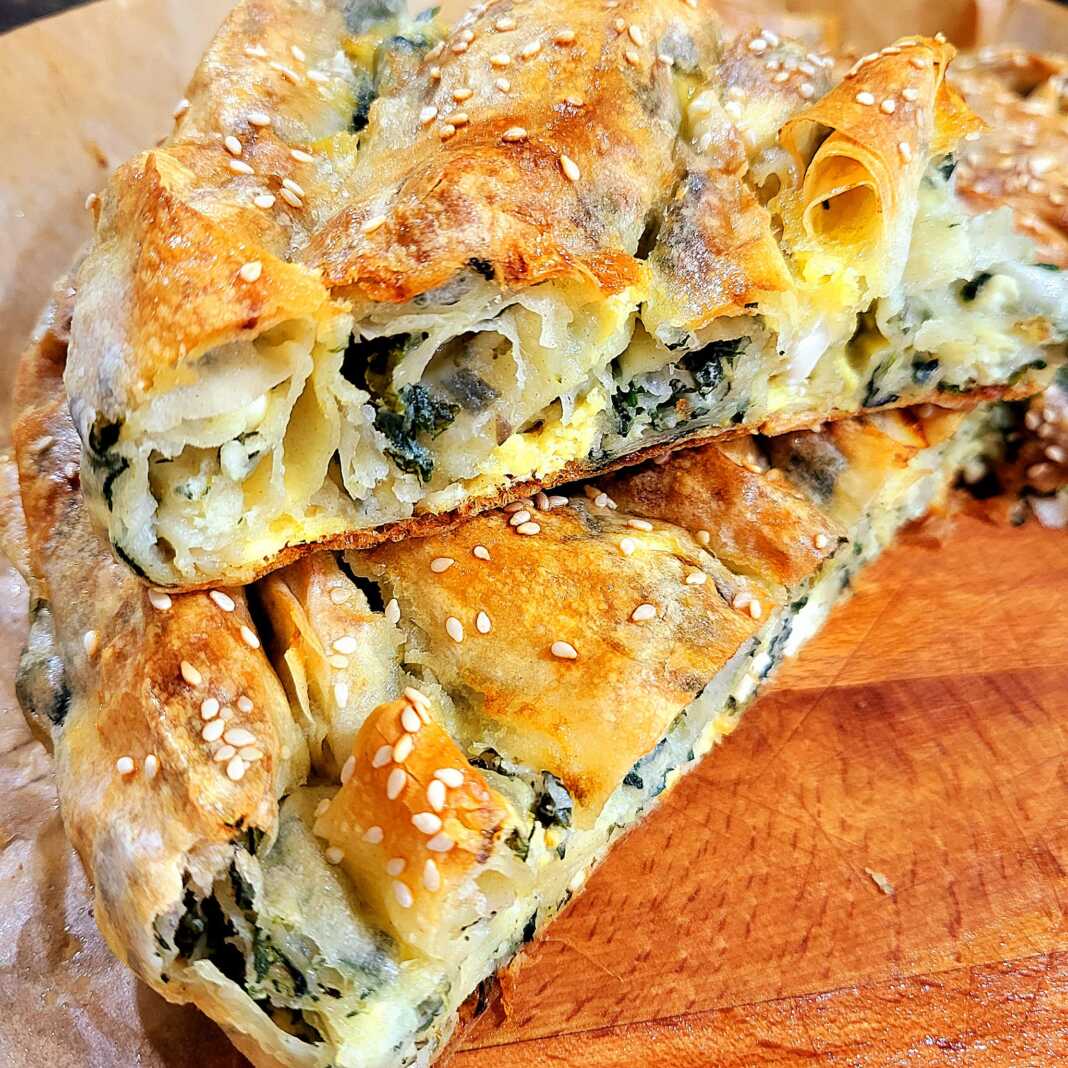 Τσουκνιδόπιτα με φέτα