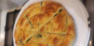 Τραβηχτή Σπανακοτυρόπιτα