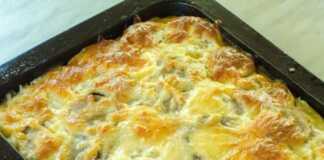 Φιλέτο κοτόπουλο με πατάτες, ντομάτες και μανιτάρια Φιλέτο κοτόπουλο με πατάτες