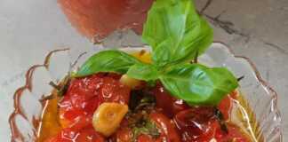 Ψητά ντοματίνια με σκόρδο και θυμάρι Ψητά ντοματίνια