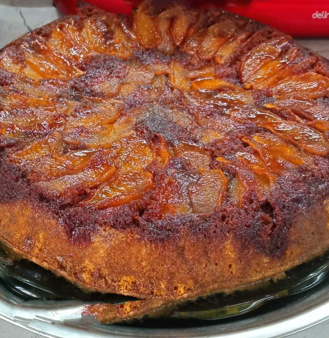 Καραμελωμένο Κέικ Μήλου