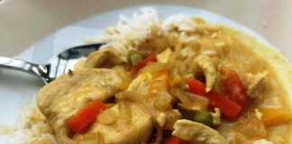 Κοτόπουλο με κάρυ