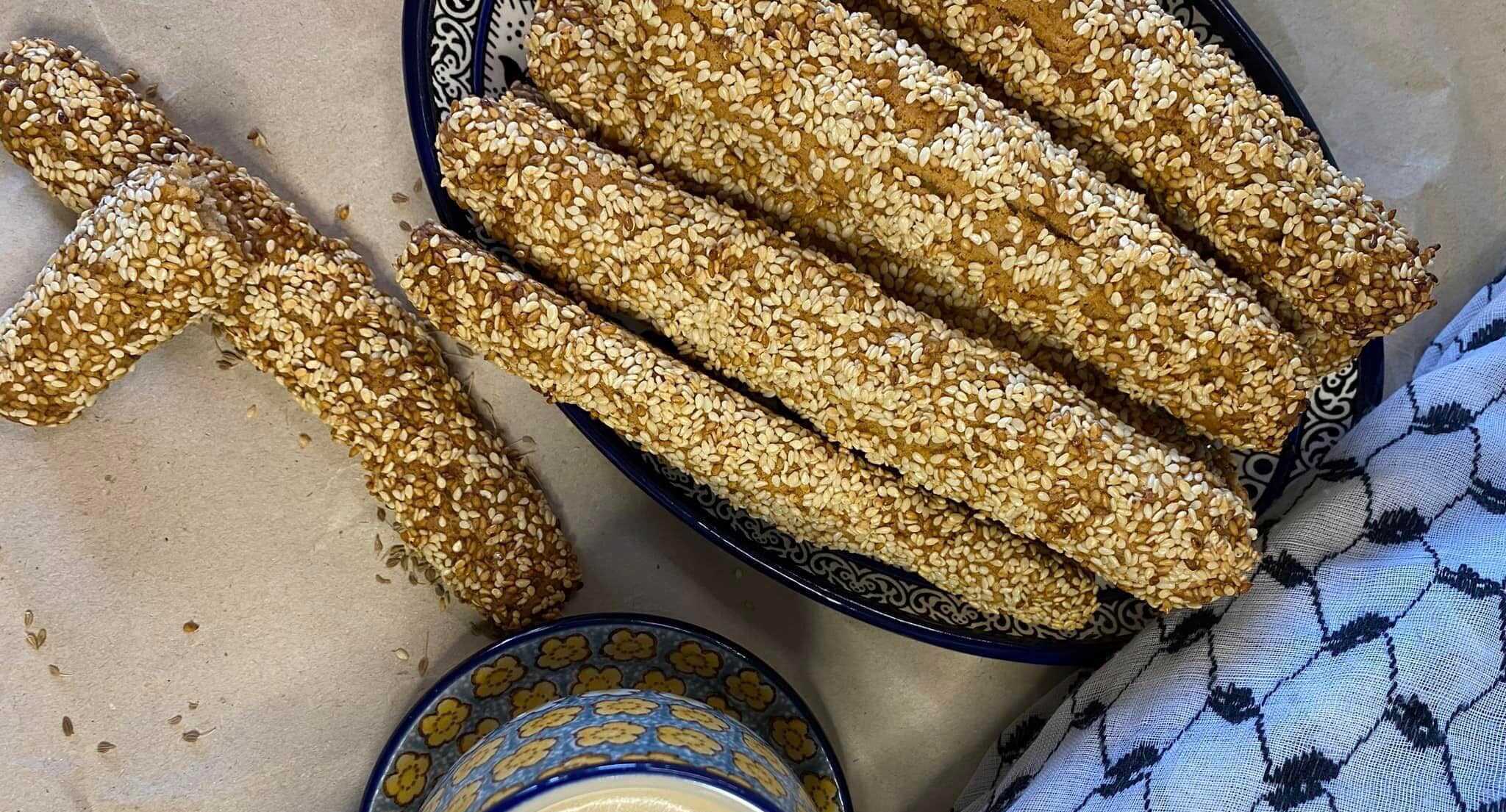 Κριτσίνια με σουσάμι