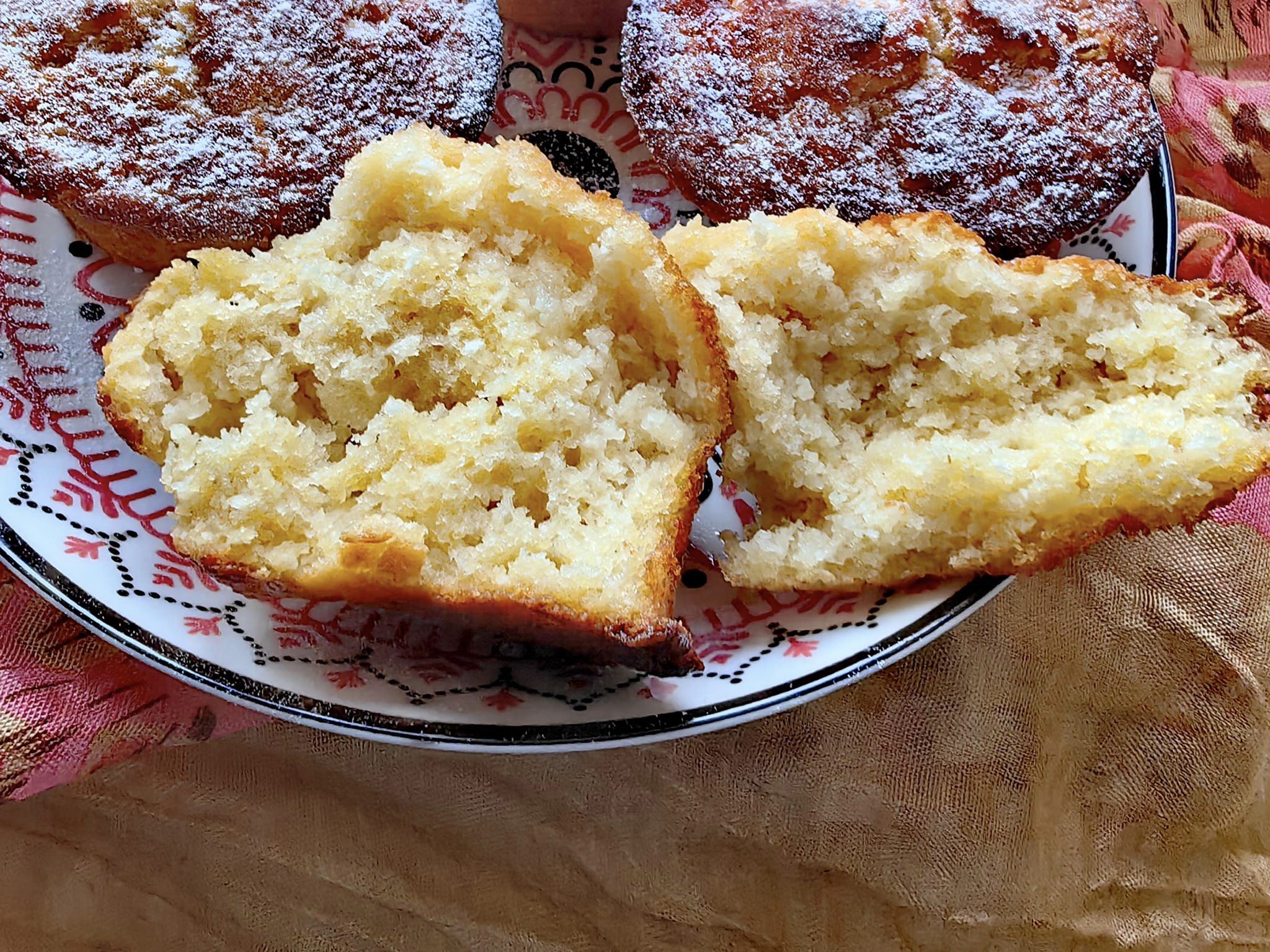 Μάφινς με πεπόνι