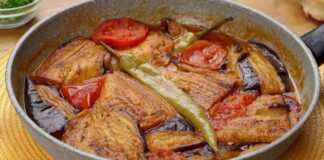 Πικάντικες μελιτζάνες στο τηγάνι μελιτζάνες στο τηγάνι