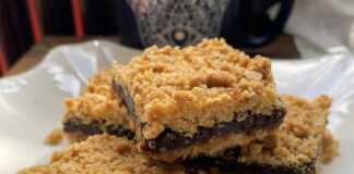 Mπάρες χουρμά με βρώμη