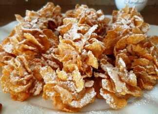 Μπισκότα με κορν φλεικς χωρίς ψήσιμο