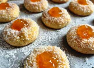 μπισκοτάκια με βερίκοκο και καρύδα 