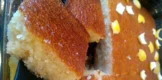 Σιροπιαστό παντεσπάνι