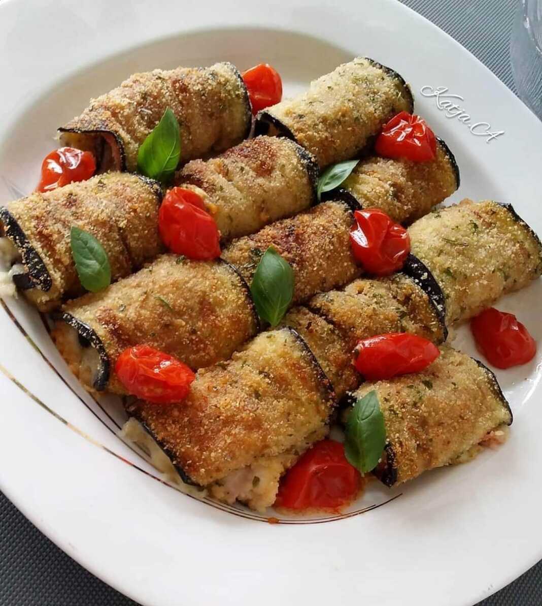 Ρολάκια μελιτζάνας