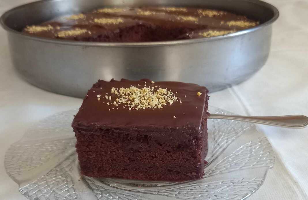 sokolatopita Σοκολατόπιτα Σιροπιαστή