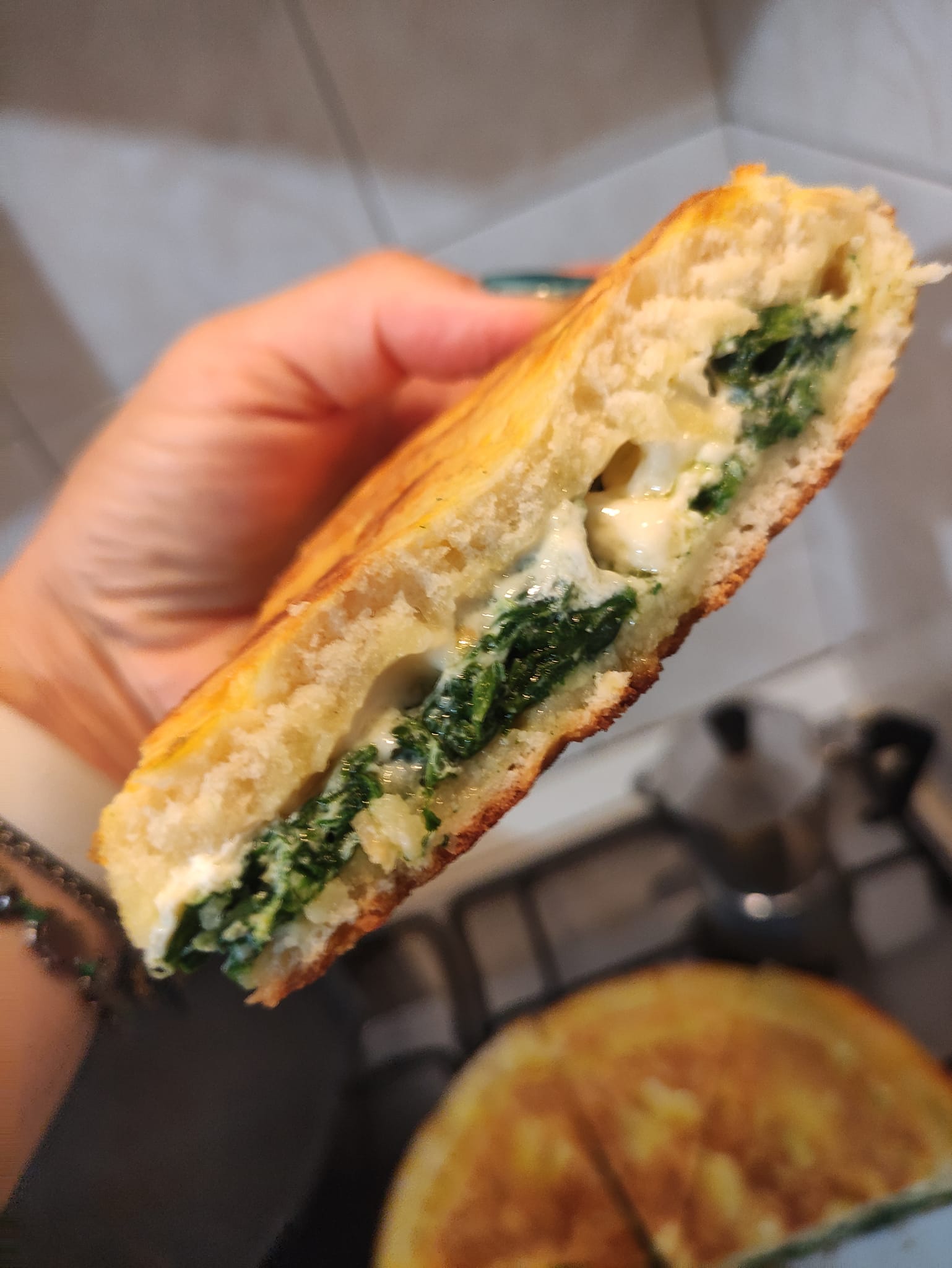 Σπανακοτυρόπιτα στο τηγάνι