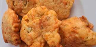 Τηγανίτες με κολοκυθοανθούς