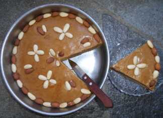 Χαλβάς με ταχίνι και αμύγδαλα