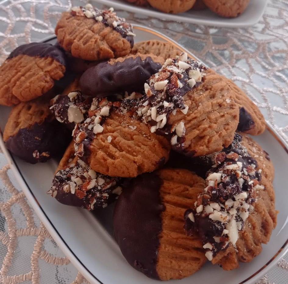 KoulourakiaMeliou Κουλουράκια νηστίσιμα μελιού με σοκολάτα