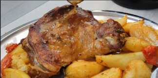 Αρνί ψητό στην γάστρα