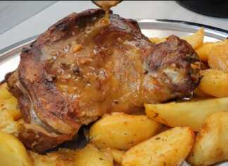 Αρνί ψητό στην γάστρα