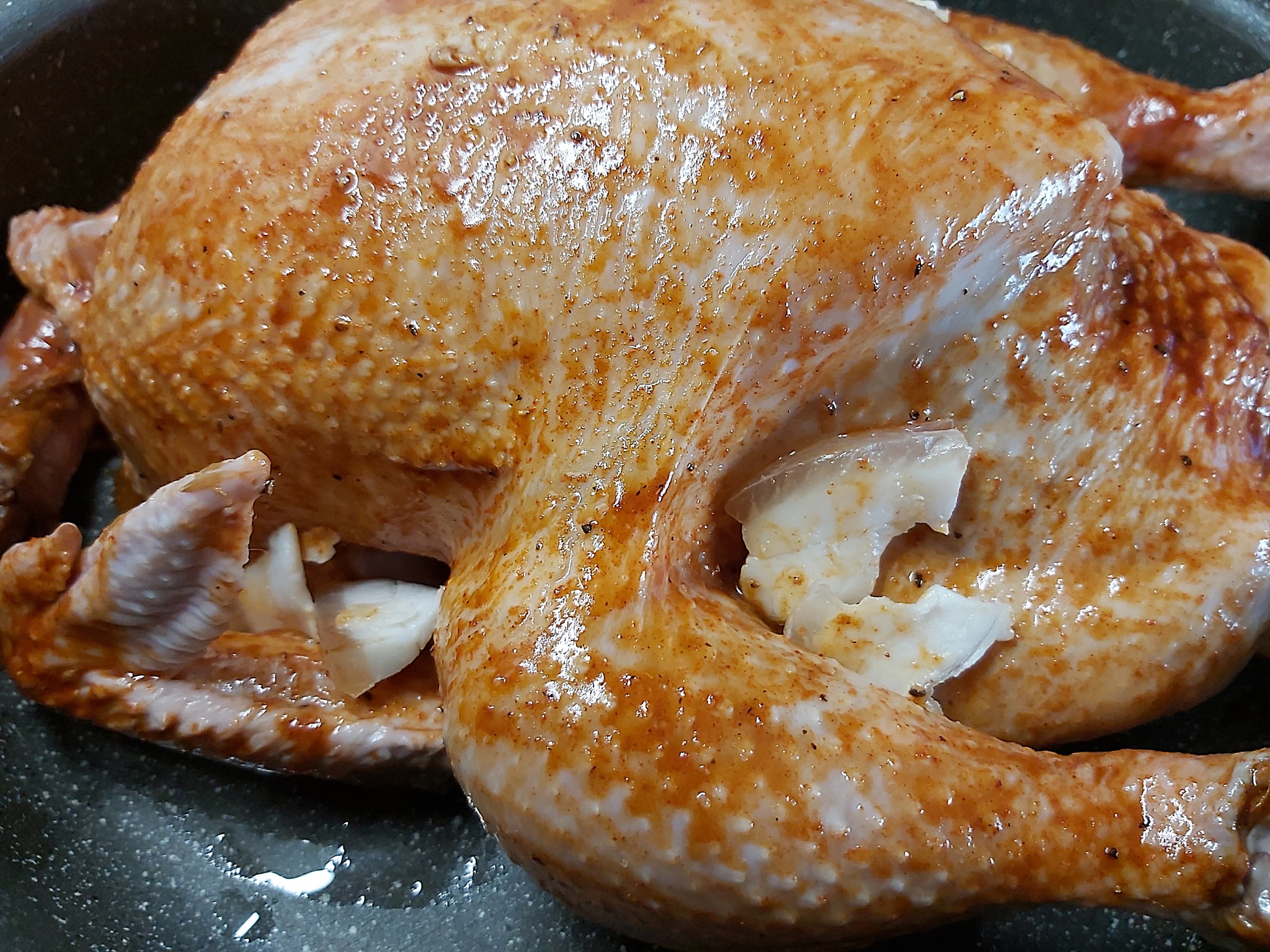 Γεμιστό Χριστουγενιάτικο Κοτόπουλο