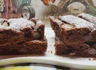 κέικ με αχλάδι