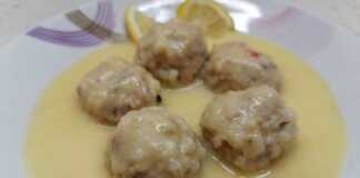 Γιουβαρλάκια με κιμά κοτόπουλου