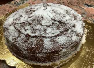 Κέικ καρύδας και νουτέλα 