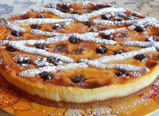 Κέικ με κρέμα σε βάση μπισκότου