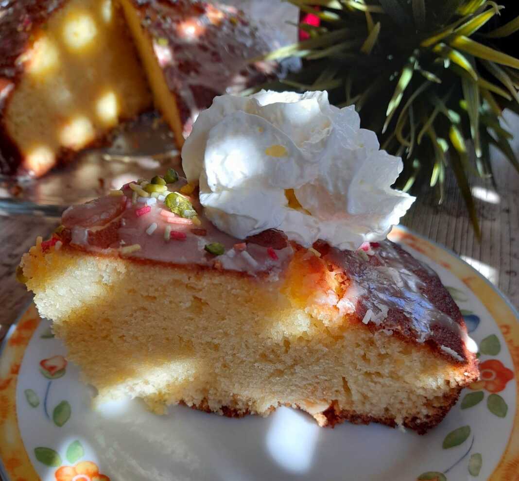 Κέικ Πορτοκαλιού με γλάσσο